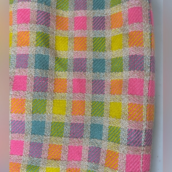 Lilly Pulitzer Bibi Printed Multi Give Me Wings Boucle Strapless Dress Size 6 - Picture 4 of 7